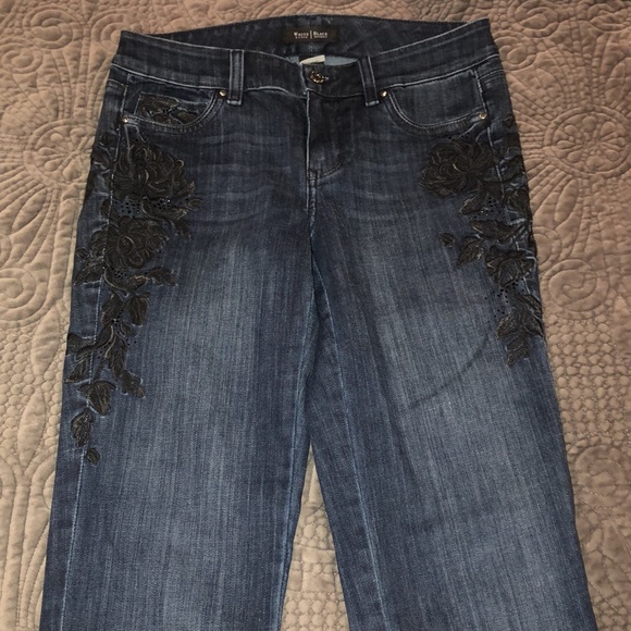 WHBM APPLIQUÉ JEANS - Picture 1 of 11